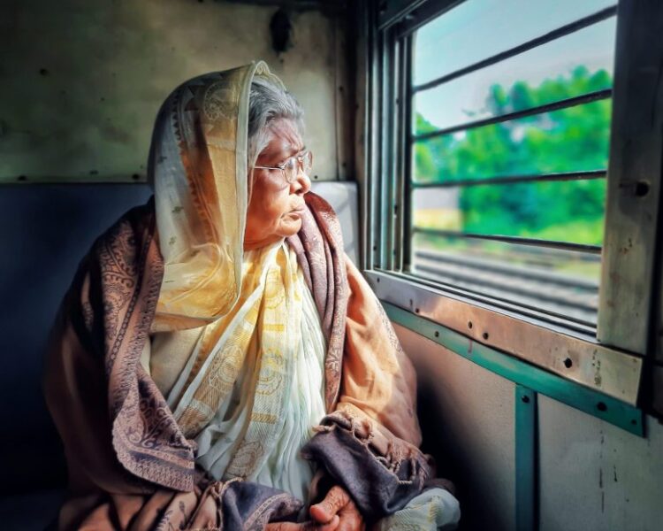 An-old-woman-